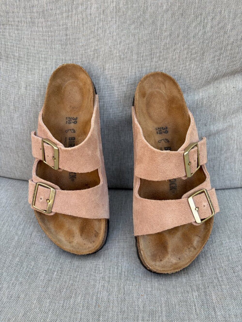 Womens Birkenstock Arizona Slide Sandal - Light Rose. Women's Size 39 - Picture 6 of 14
